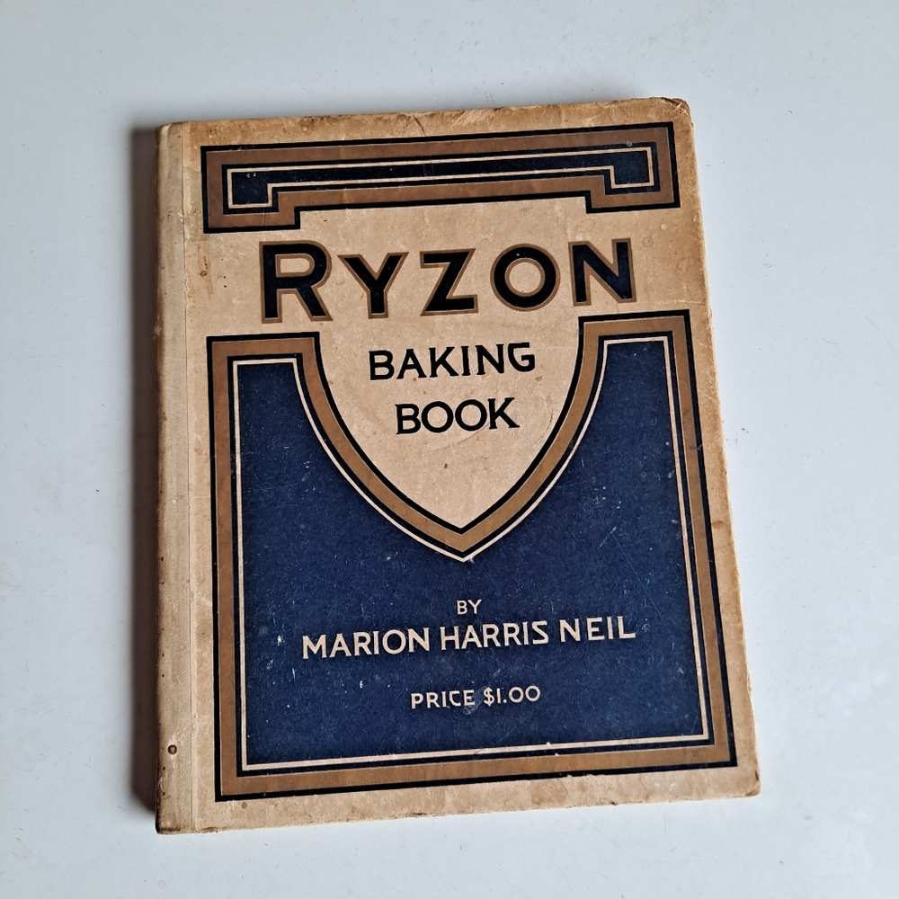 Antique Ryzon Baking Book